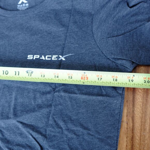 SpaceX Limited Edition T-Shirt Women Sz XL Grey Hispasat‎ Collectible - Picture 5 of 8